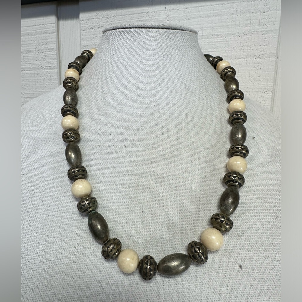 Chunky distressed Chicos vibe style necklace
